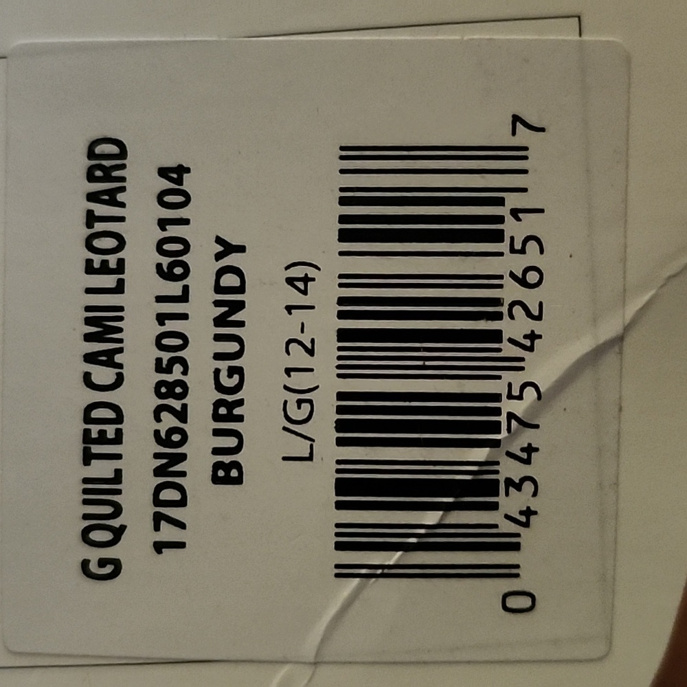 NWT Danskin Quilted Cami Ballet Leotard - Picture 7 of 7
